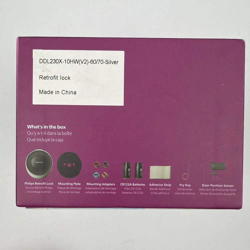 Philips Home‎ Access Wi-Fi Retrofit Smart Door Deadbolt Lock (BLACK)